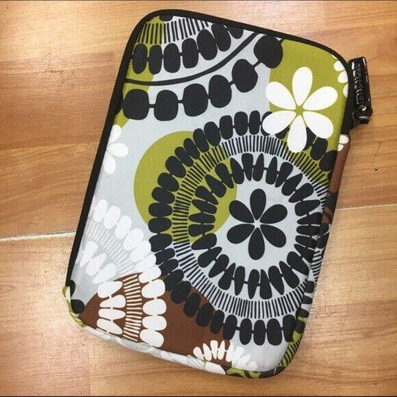 Vera Bradley Cocoa Moss Mini Tablet Holder Neoprene * 8" x 5.5" - Picture 2 of 3